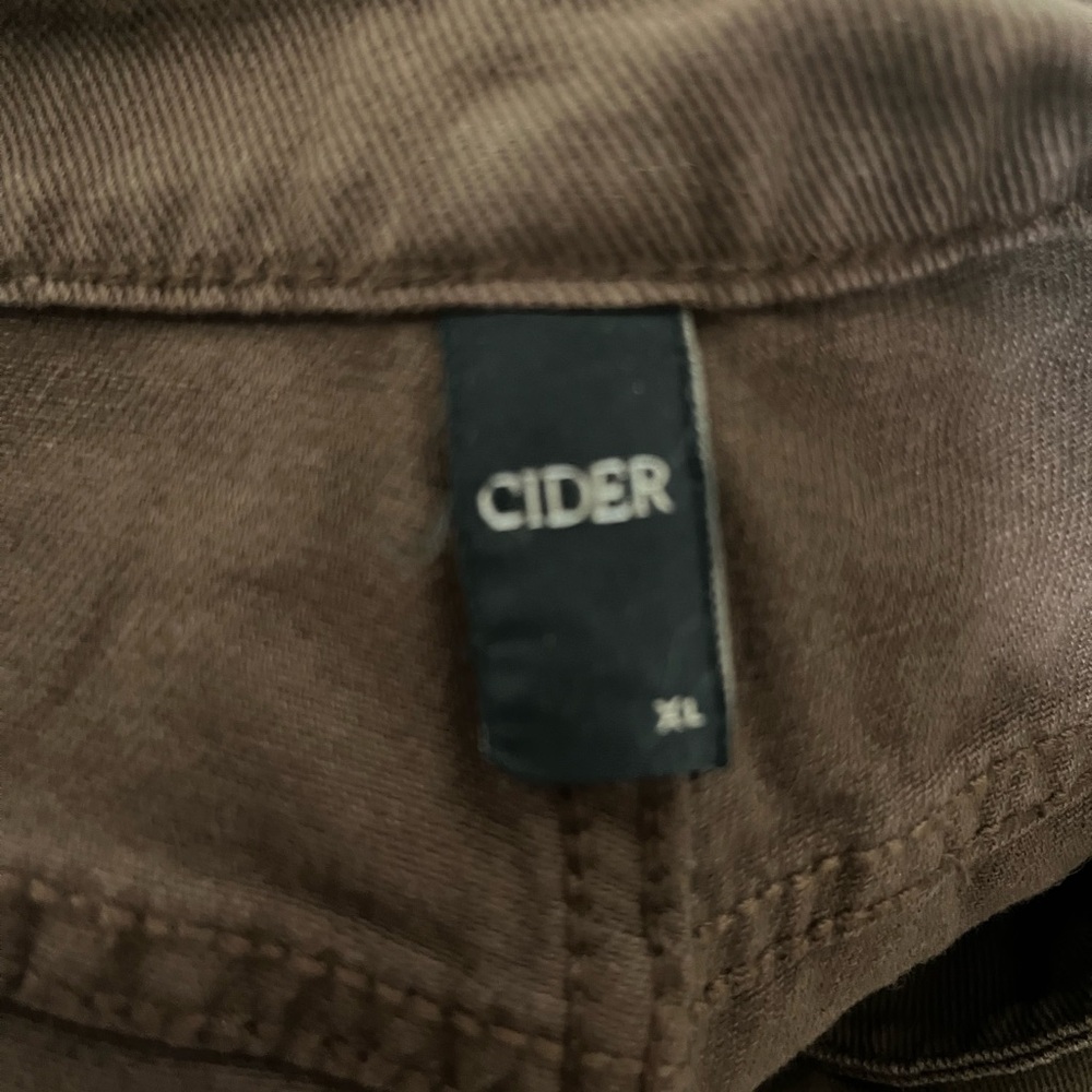 Cider Women's Dark Brown Wide Leg Pants - Picture 4 of 4